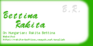 bettina rakita business card